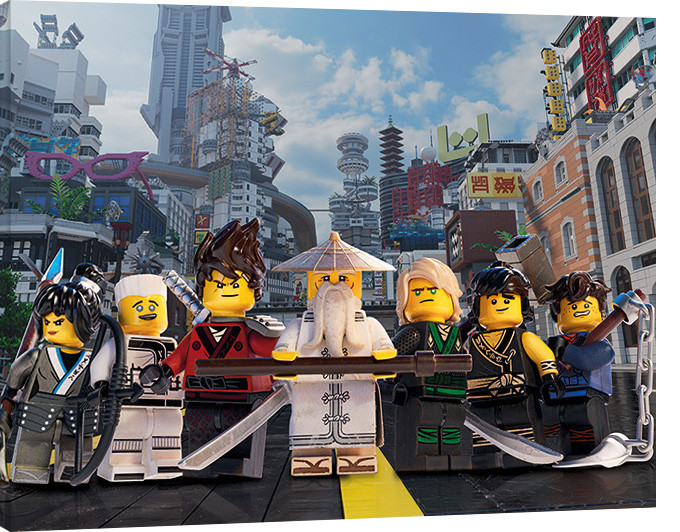 Lego Ninjago Movie Ninja Group Obraz Na Plotnie Kup Na Posters Pl