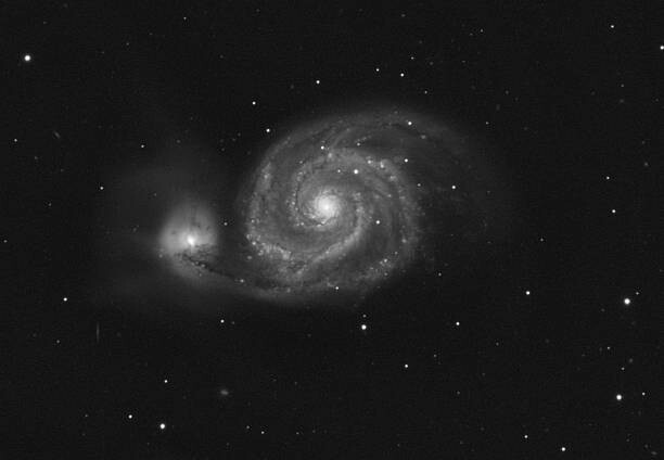 Obraz na płótnie Messier 51 - The Whirlpool Galaxy