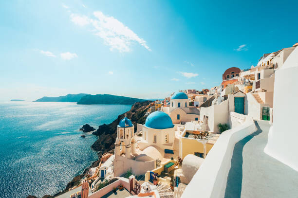 Obraz na płótnie Oia Santorini Greece