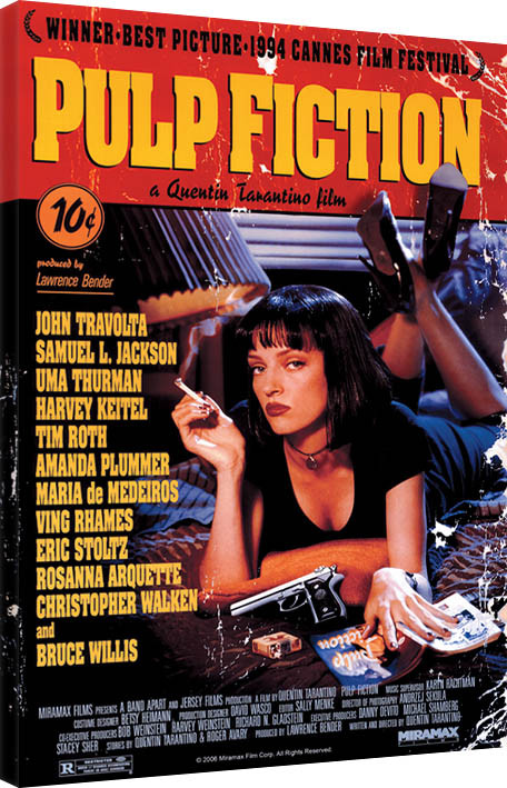 Pulp Fiction - Cover Obraz na płótnie