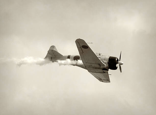 Obraz na płótnie Retro fighter airplane