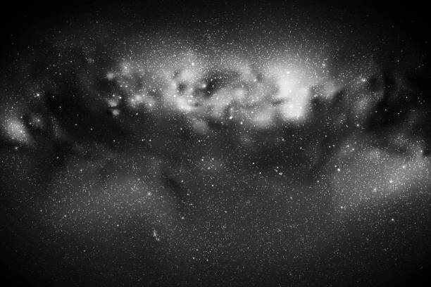 Obraz na płótnie Space background with night starry sky