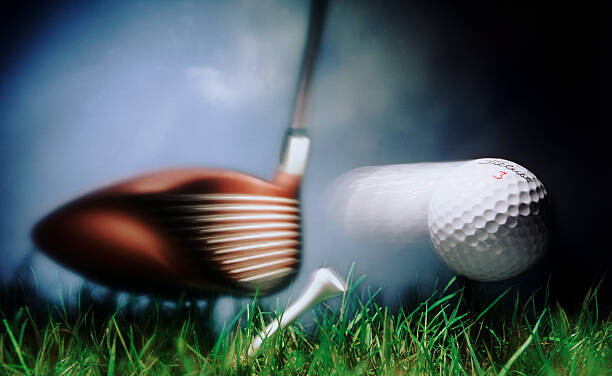 Obraz na płótnie Teeing off