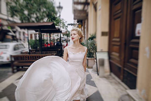 Obraz na płótnie wedding day in Budapest