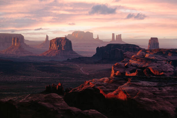 Obraz na płótnie Wild West, Monument Valley from the