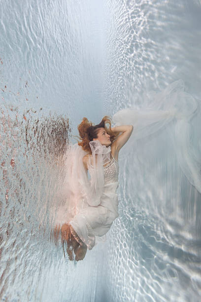 Obraz na płótnie Woman underwater