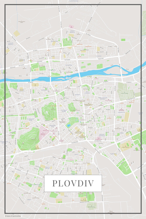 Samolepka Plovdiv color