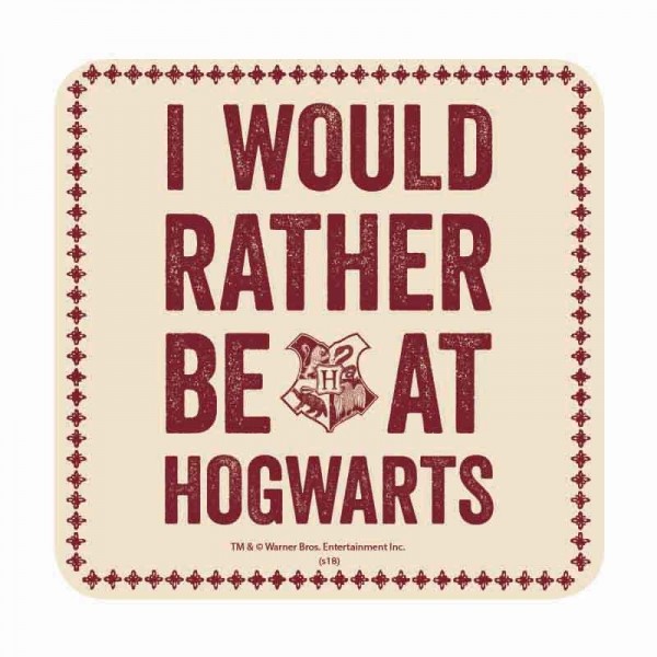 Podtácek Harry Potter - I'd Rather Be At Hogwarts