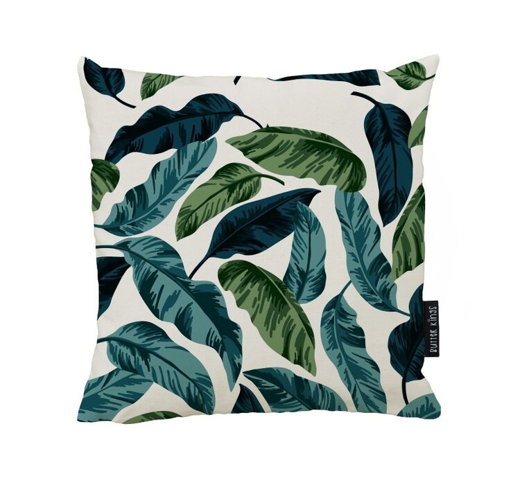 Polštářek Blue and Green Leavs