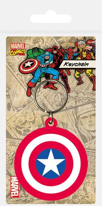 Portachiavi Marvel Comics - Captain America Shield