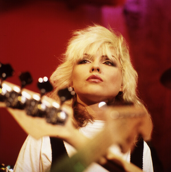 Tričko Portrait de Deborah Harry du groupe punk americain Blondie , vers 1977.