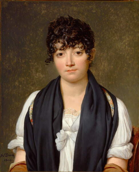 Samolepka Portrait of Suzanne Le Peletier de Saint-Fargeau