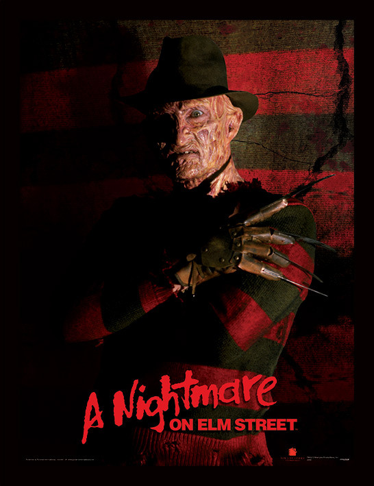 Inramad poster A Nightmare On Elm Street - Freddy Krueger