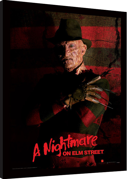Inramad poster A Nightmare On Elm Street - Freddy Krueger