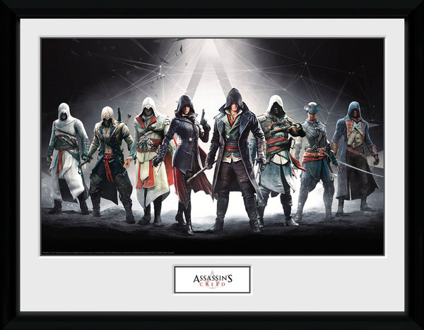 Inramad poster Assassins Creed - Characters