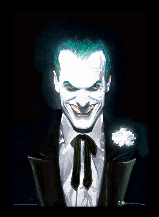 Inramad poster DC Comics - Joker Suited
