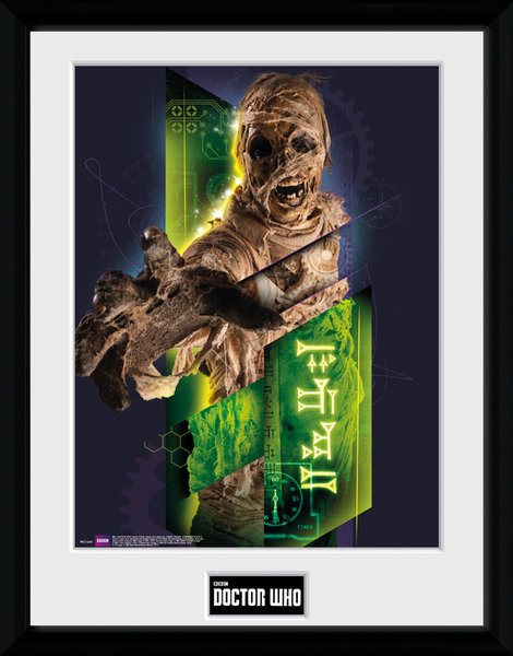 Inramad poster Doctor Who - Mummy