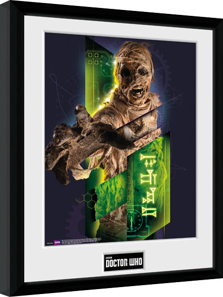 Inramad poster Doctor Who - Mummy