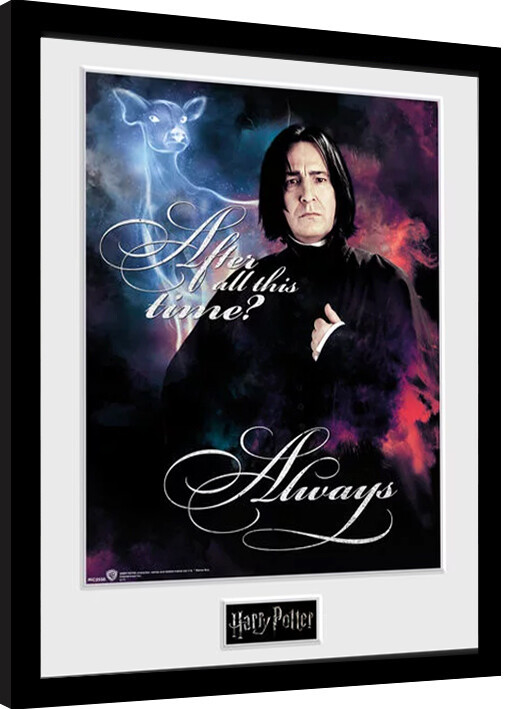 Inramad poster Harry Potter - Snape Always