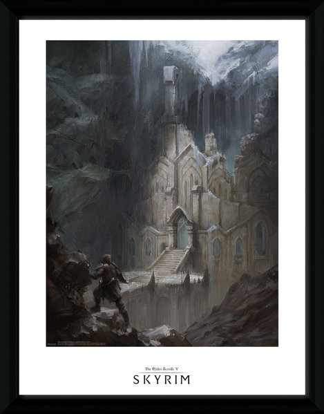 Inramad poster Skyrim - Elf Temple