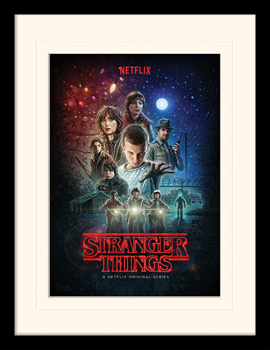 Stranger Things - One Sheet Inramad poster