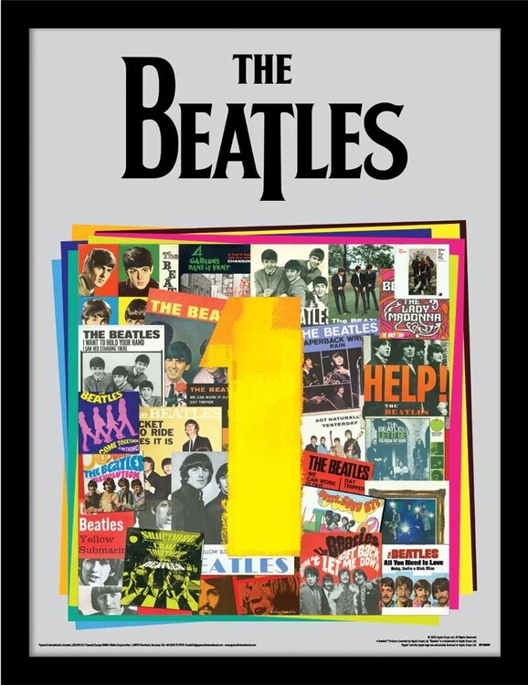 Inramad poster The Beatles - Albums