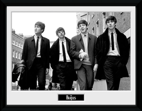 Inramad poster The Beatles - In London
