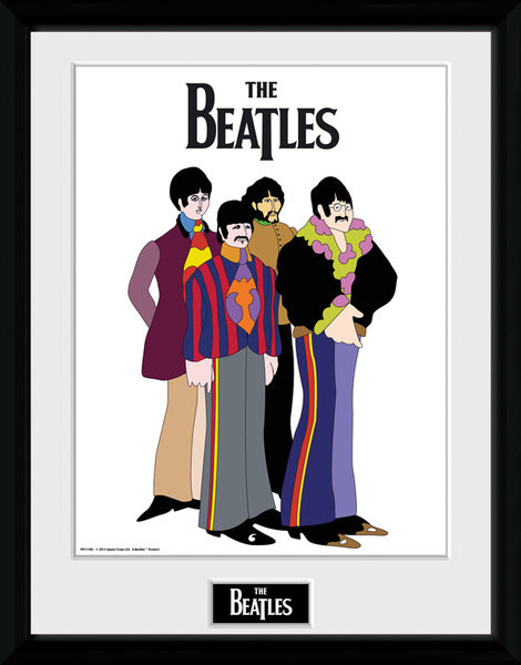 Inramad poster The Beatles - Yellow Submarine Group