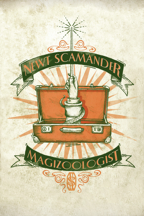 Carta da parati Newt Scammander - Magizoologist