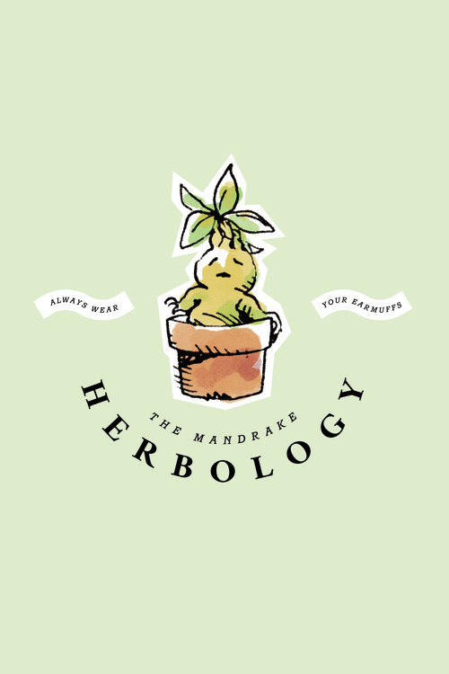 Carta da parati The Mandrake - Herbology