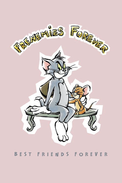 Fotomurale Tom e Jerry - Migliori amici per sempre