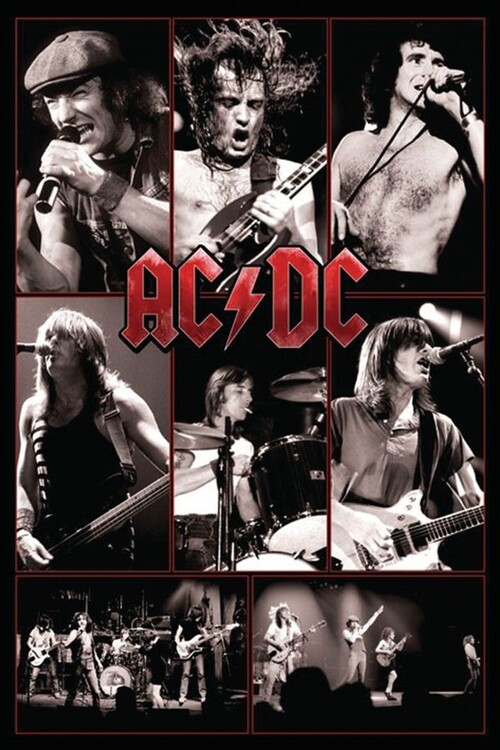 Plakat AC/DC | Poster an der Wand | 3+1 GRATIS | Europosters