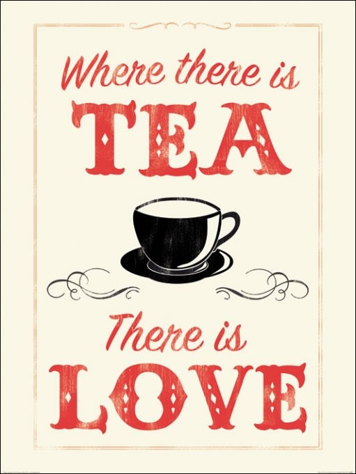 Anthony Peters - Where There is Tea There is Love Kunstdruk