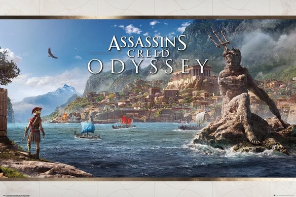 Poster Quadro Assassins Creed Odyssey Vista Su Europosters