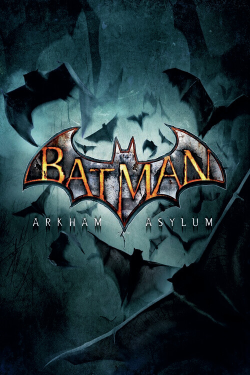 Carta da parati Batman Arkham Asylum -  Logo