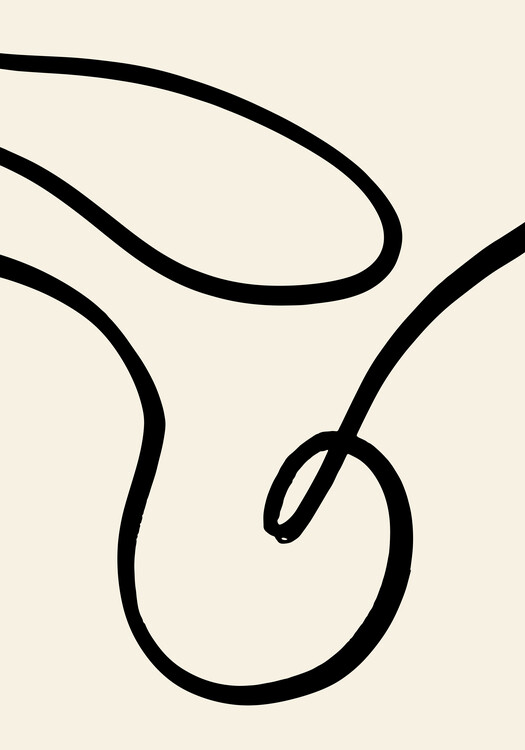 Carta da parati Black Lines 02