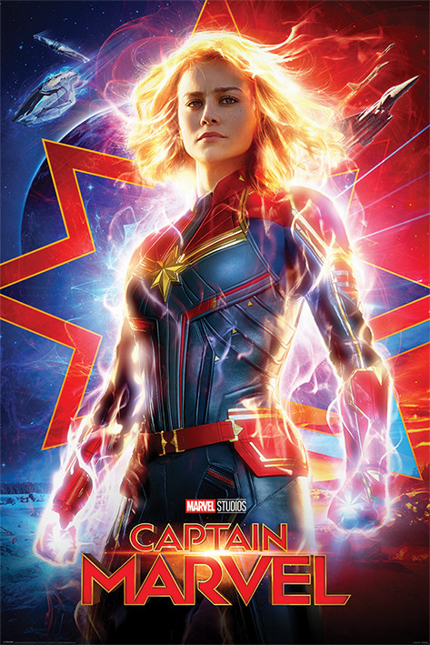 Poster, Quadro Captain Marvel - Higher, Further, Faster su ...