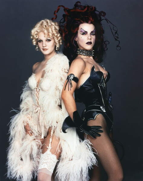 Poster Drew Barrymore And Debi Mazar, Batman Forever 1995 Directed By Joel Schumacher