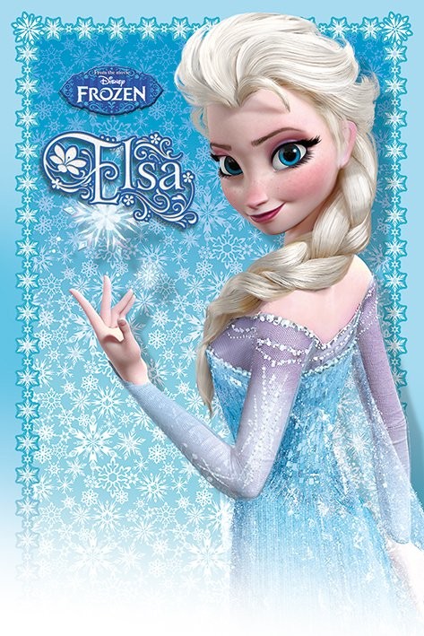 Poster Quadro Frozen Il Regno Di Ghiaccio Elsa Su Europostersit