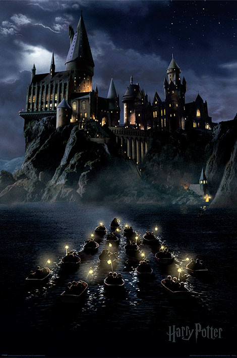 Poster, Quadro Harry Potter - Hogwarts Boats su Europosters