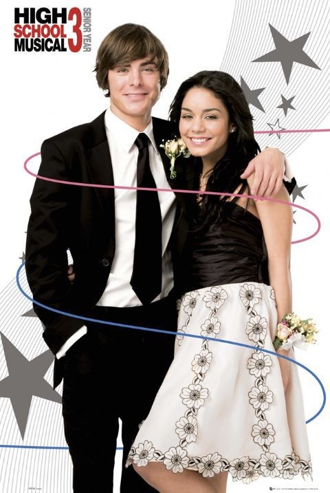 Poster Quadro High School Musical 3 Troy And Gabriella Su Europosters