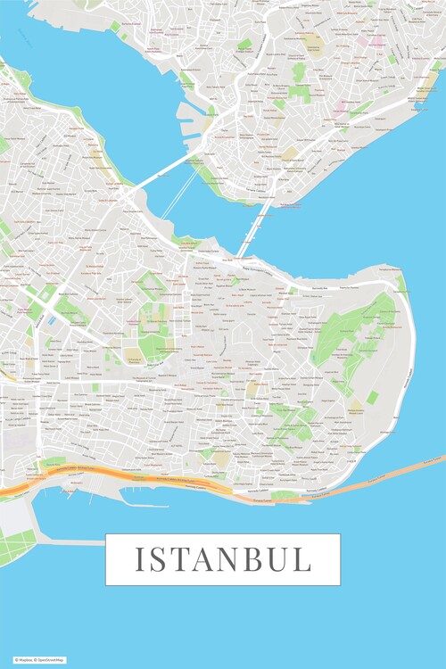 Carta da parati Instanbul color