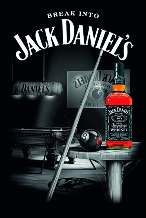 Poster Jack Daniel's - pool room