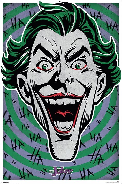 Poster, Quadro Joker - Hahaha su Europosters