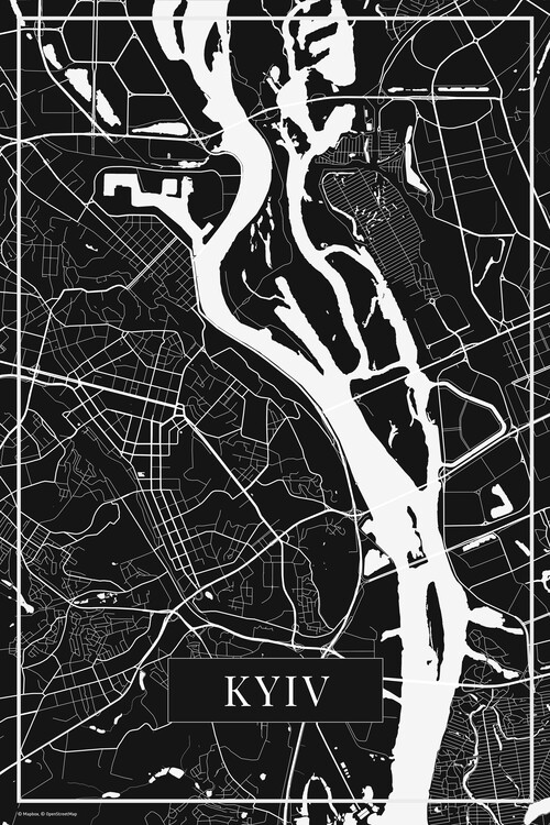 Carta da parati Kyiv black