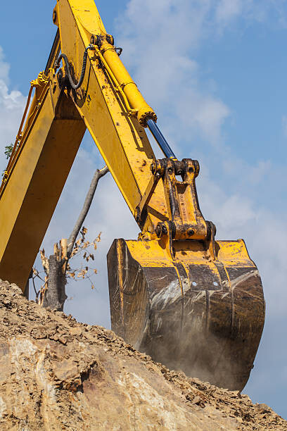 Poster large excavator