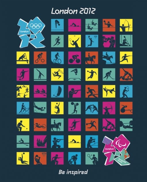 London 12 Olympics Pictograms Poster Plakat 3 1 Gratis Bei Europosters