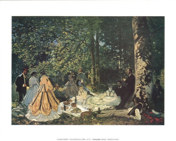 Luncheon on the Grass Kunstdruk