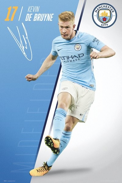 Manchester City Größe 61x91,5 cm Fußball Players 17/18 Poster Plakat Druck 
