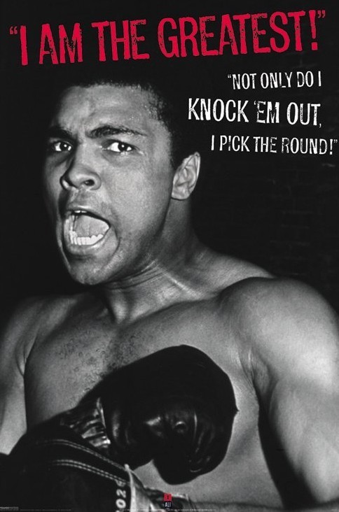 Plakat Muhammad Ali – the biggest | Poster an der Wand | 3+1 GRATIS ...